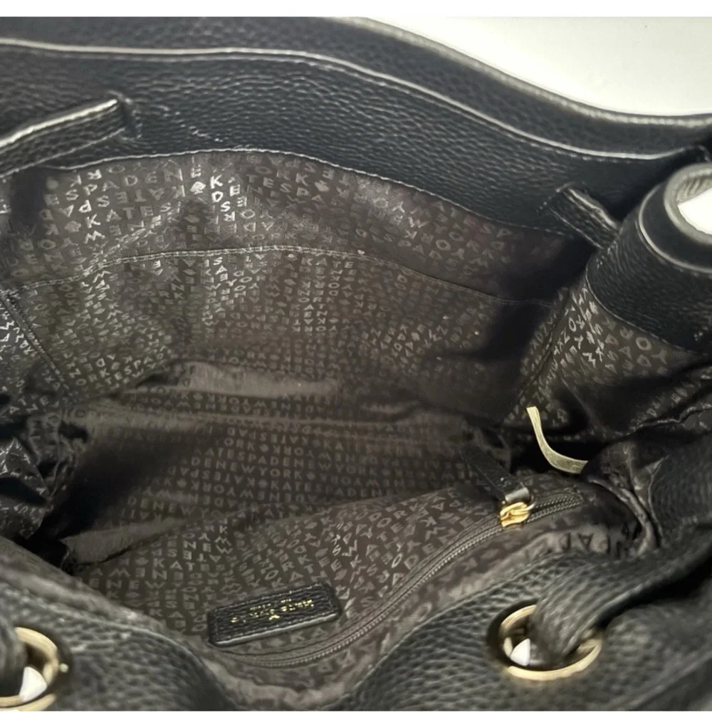 Kate Spade Backpack School College Leather Black Shoulderbag